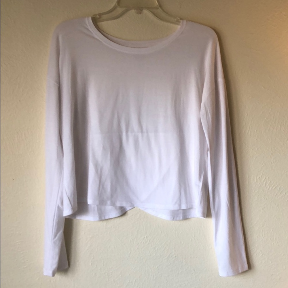 Athleta Long Sleeve Crop Tee
